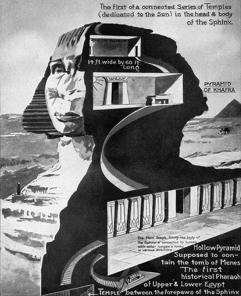 Tvirtinama, kad po Didžiuoju Gizos sfinksu yra senovinė biblioteka